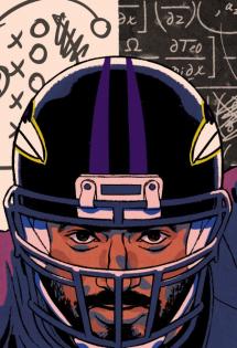 Illustration of John Urschel by Patrick Leger