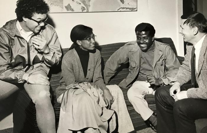 BSU leaders meet with MIT Admissions, ca. 1969