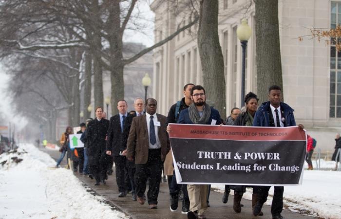 MLK Day silent march, 2016