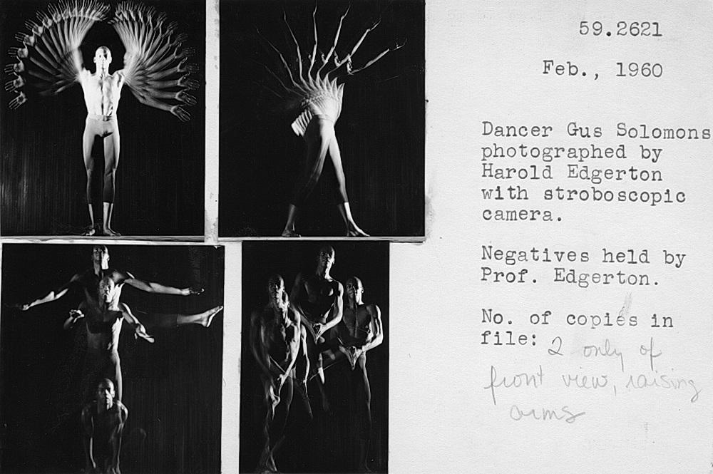 Catalog card: Gus Solomons and Harold Edgerton, 1960