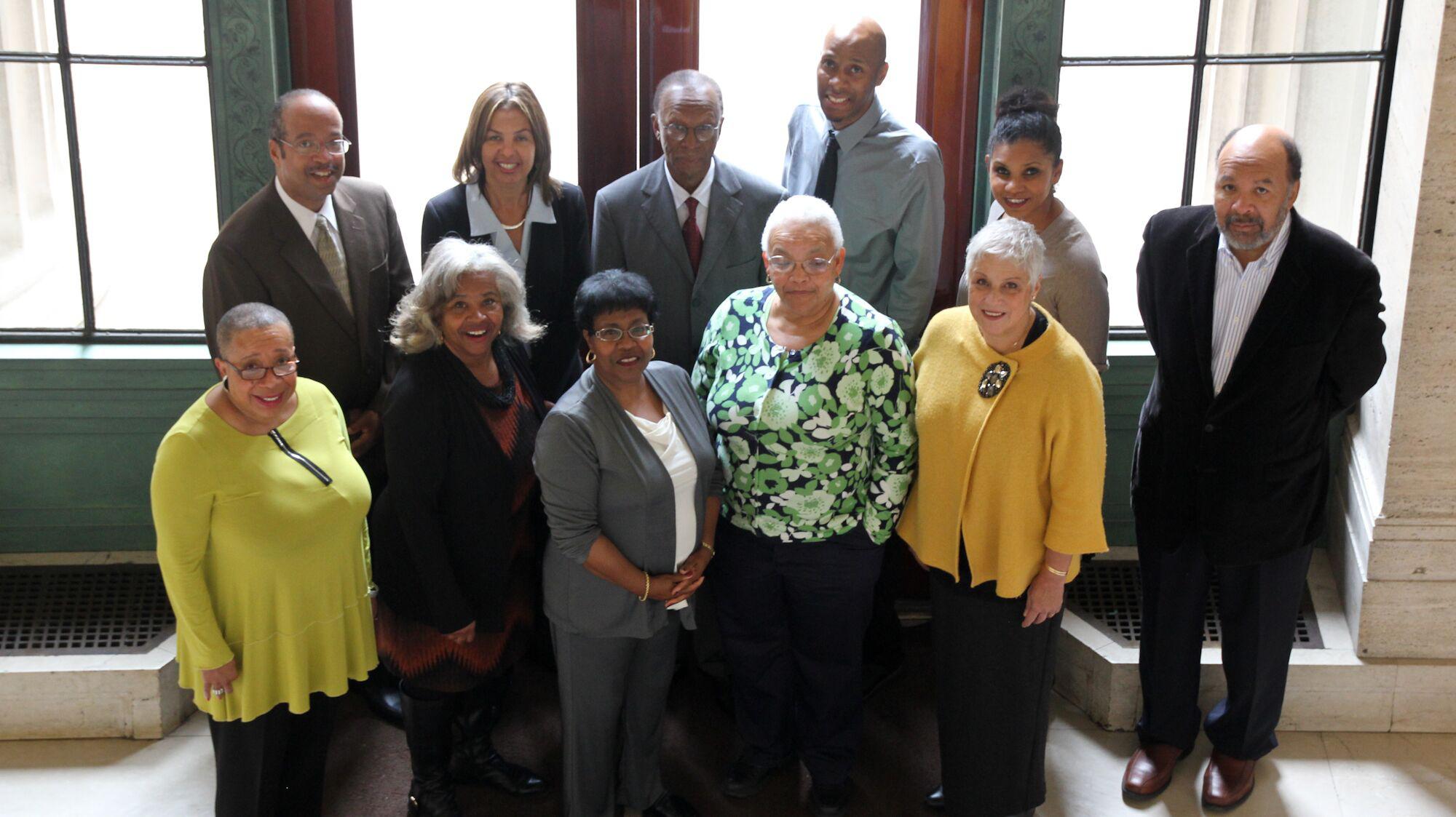 The MIT Black History Project Entity Group in Lobby 10, 2015