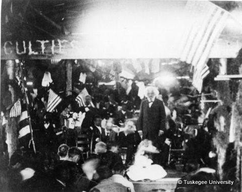 Frederick Douglass at Tuskegee Institute, ca. 1892