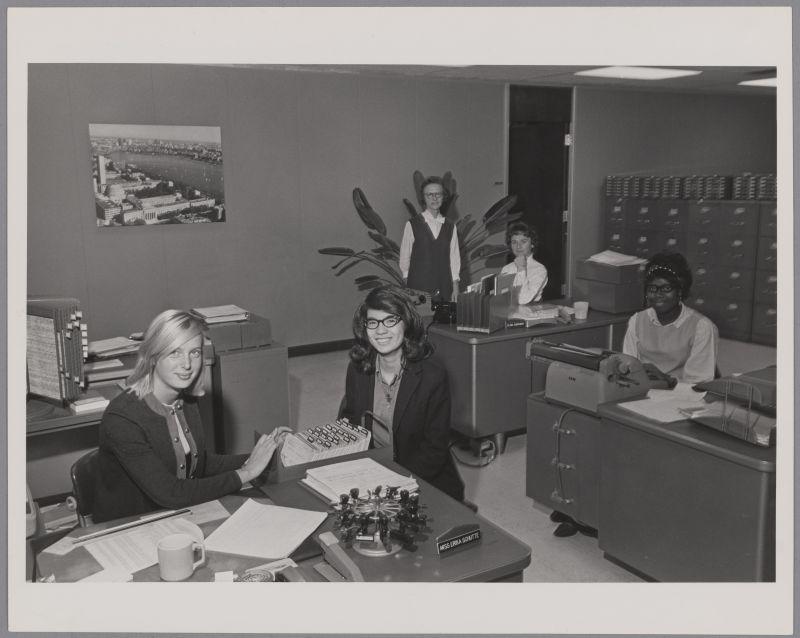 Personnel office staff, ca. 1965