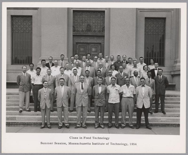 Class in Food Technology, 1954