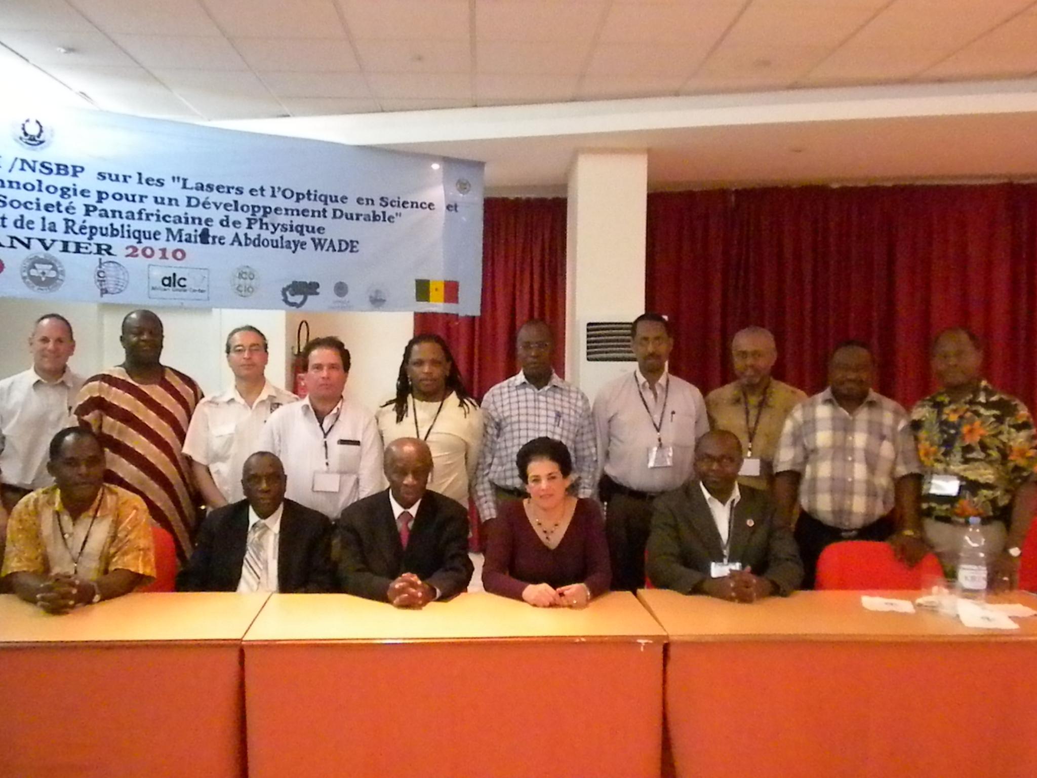 Inaugural council meeting of the African Physical Society, 2010