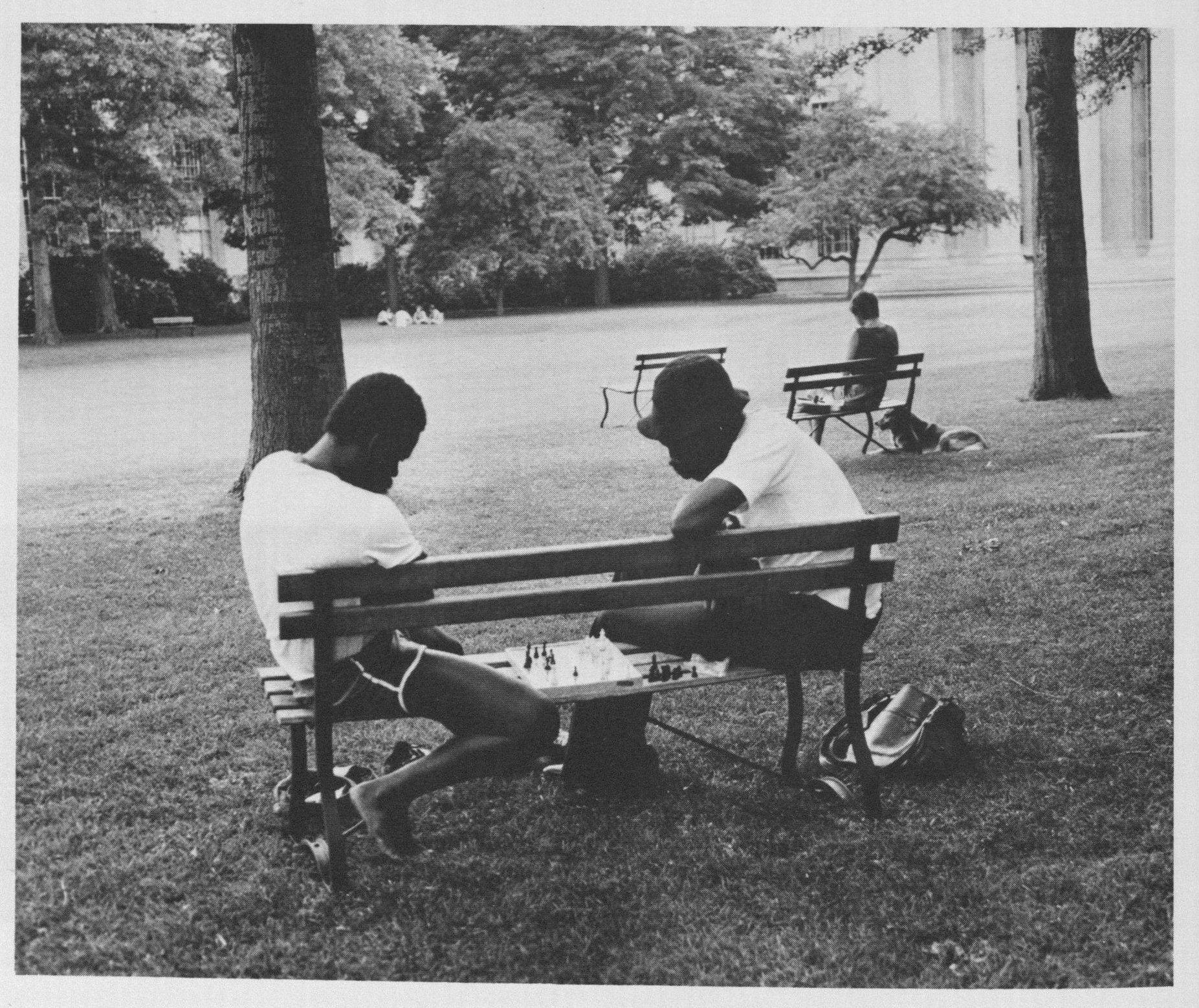 Chess game, 1980